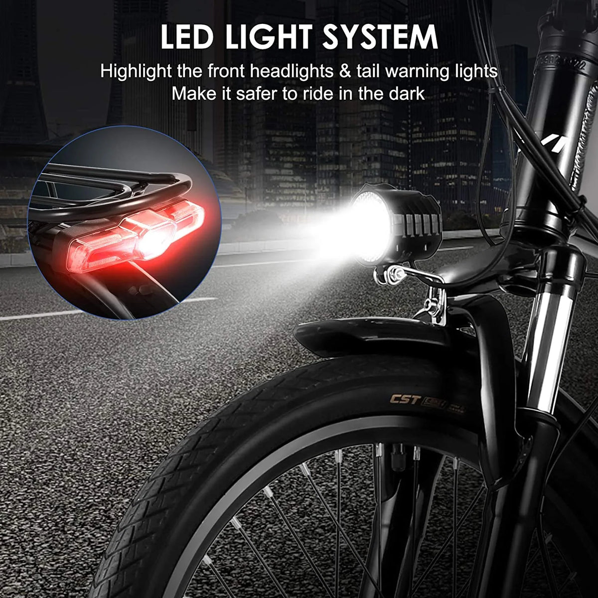 Folding Electric Bike 500W Full Suspension D874020