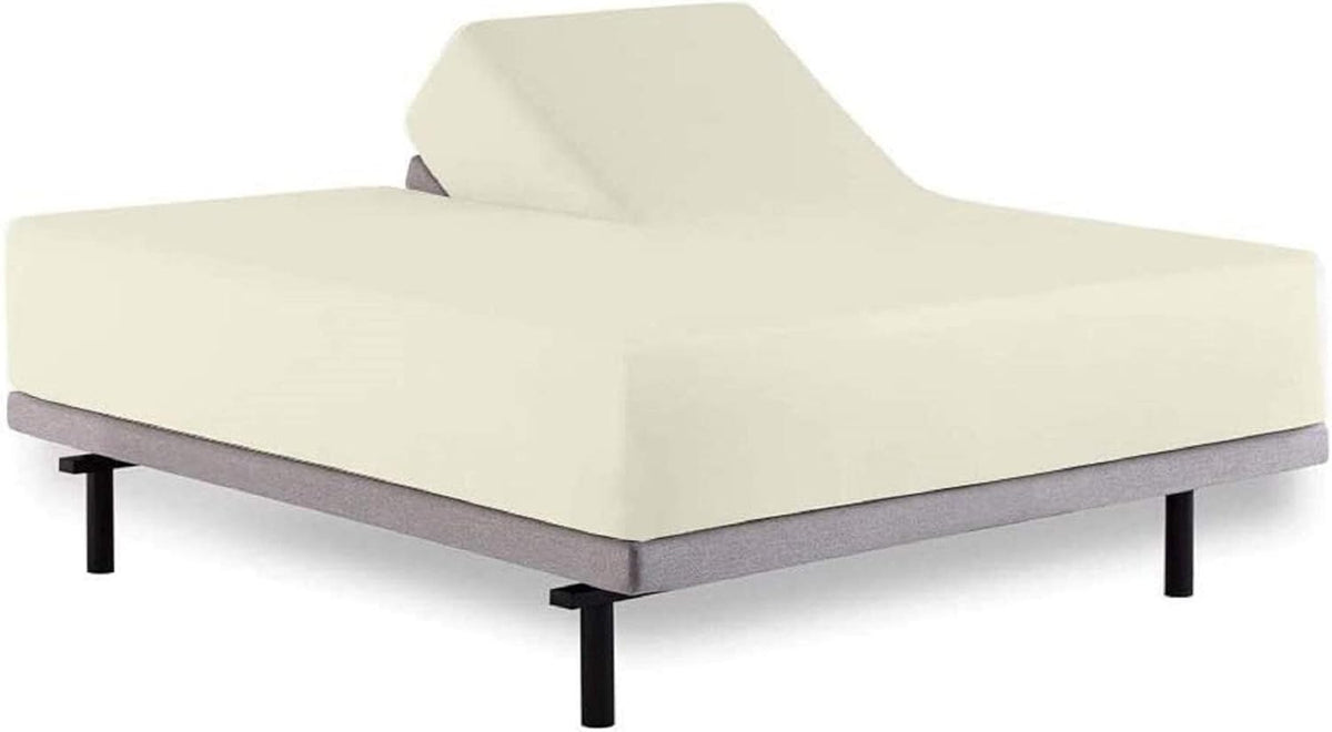 Split Top Cal King Sheets Set White R894