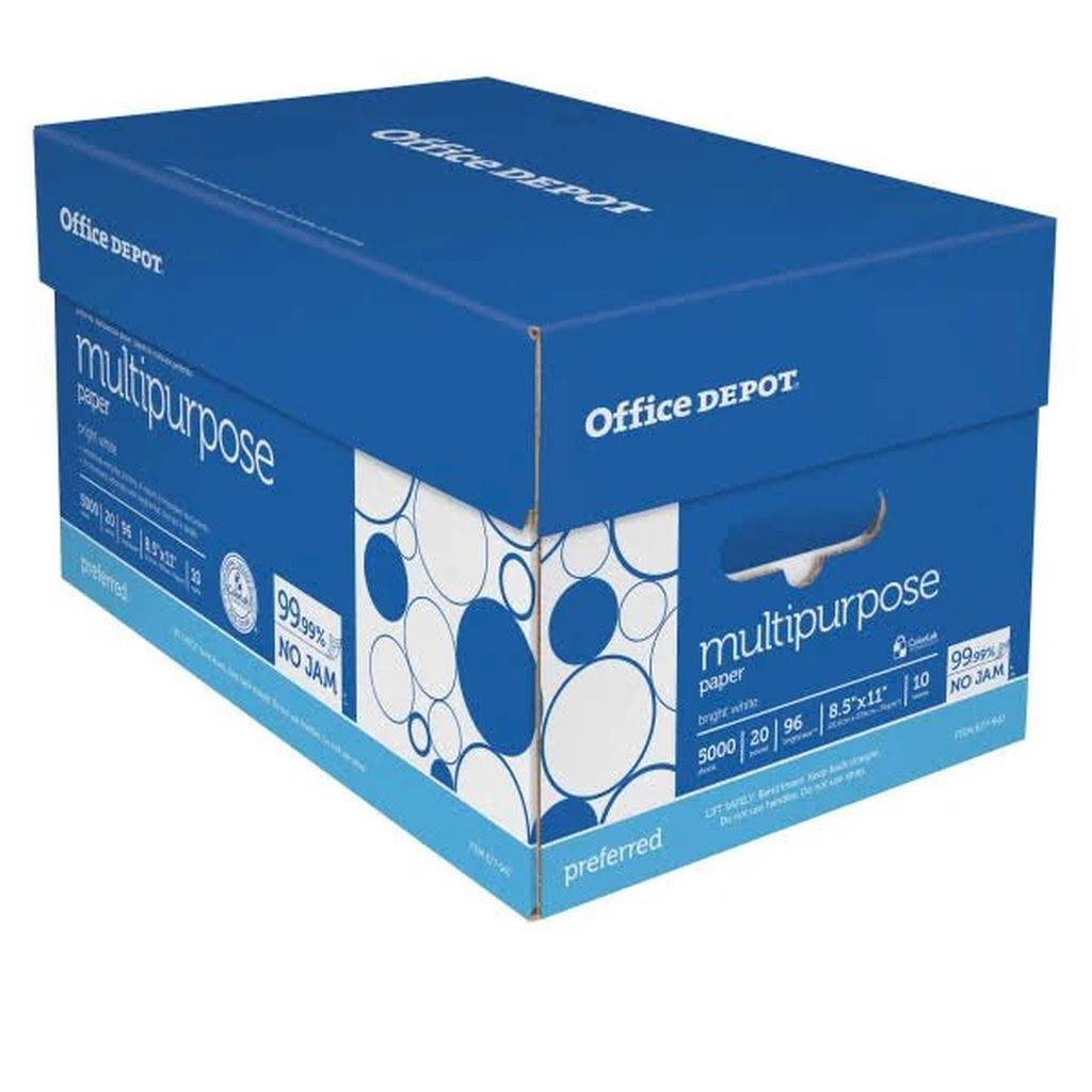 Multipurpose Paper, Letter Size, 20 lb, 500 Sheets per Ream, Case of 10 Reams Z373