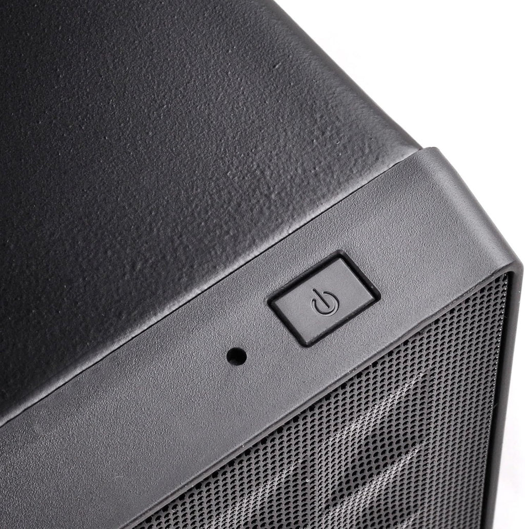 Black Ultra Compact Mini-ITX Computer Case with Mesh Front Panel X557