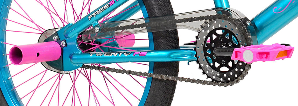 20 Girls BMX Bike Aqua and Pink S3869