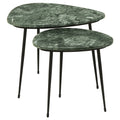 Metal Marble Top Nesting Table I18491
