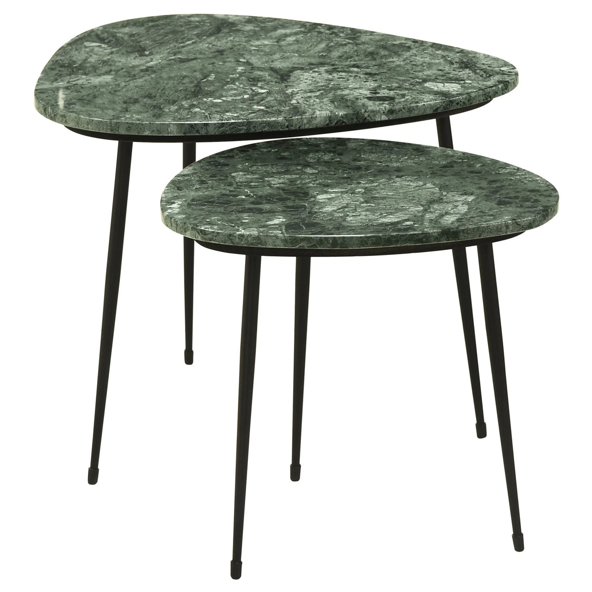 Metal Marble Top Nesting Table I18491