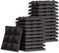 Black 12 Pack Acoustic Foam Panels Q313
