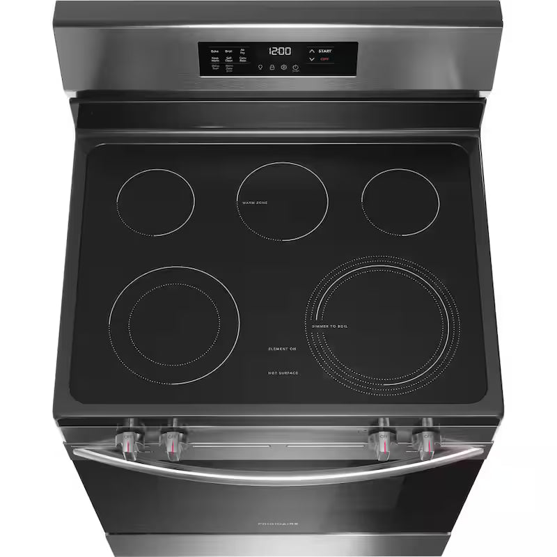 5 Element Freestanding Self-Cleaning Electric Range in Stainless Steel with Air Fry B256814