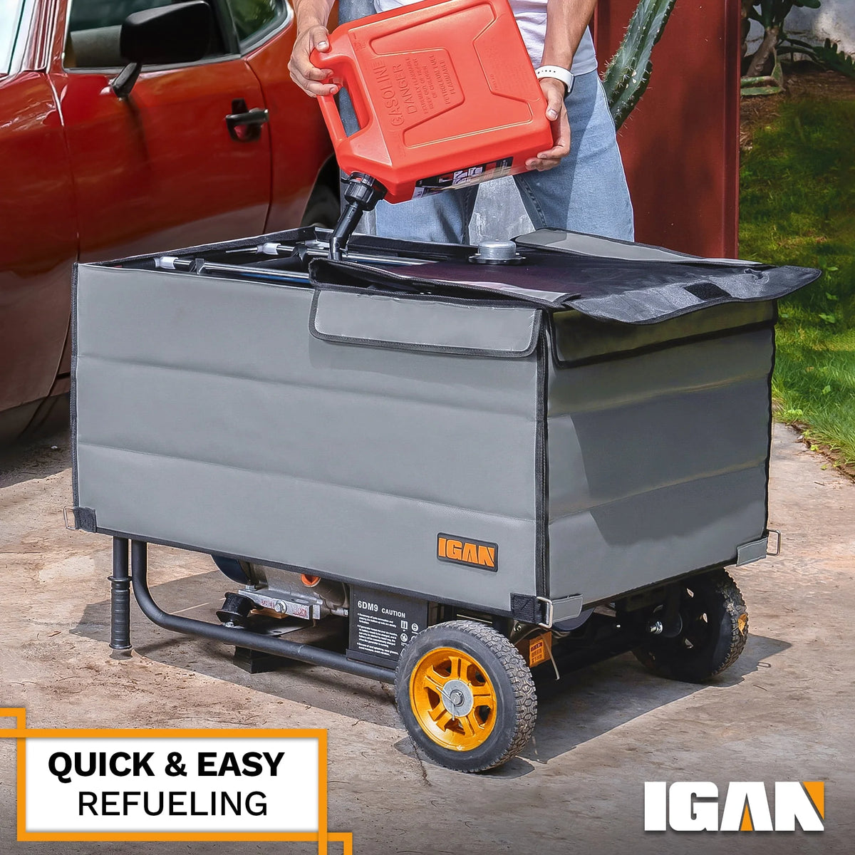 Waterproof Portable Generator Cover Black C969