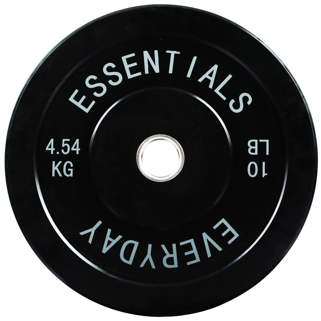 Black 10 lbs Bumper Plate with Steel Hub V85044