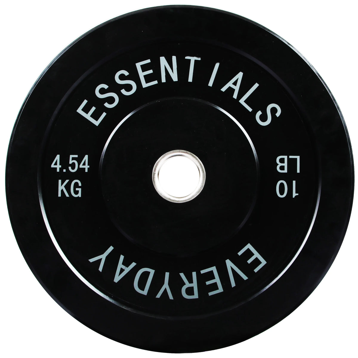 Black 10 lbs Bumper Plate with Steel Hub V85044
