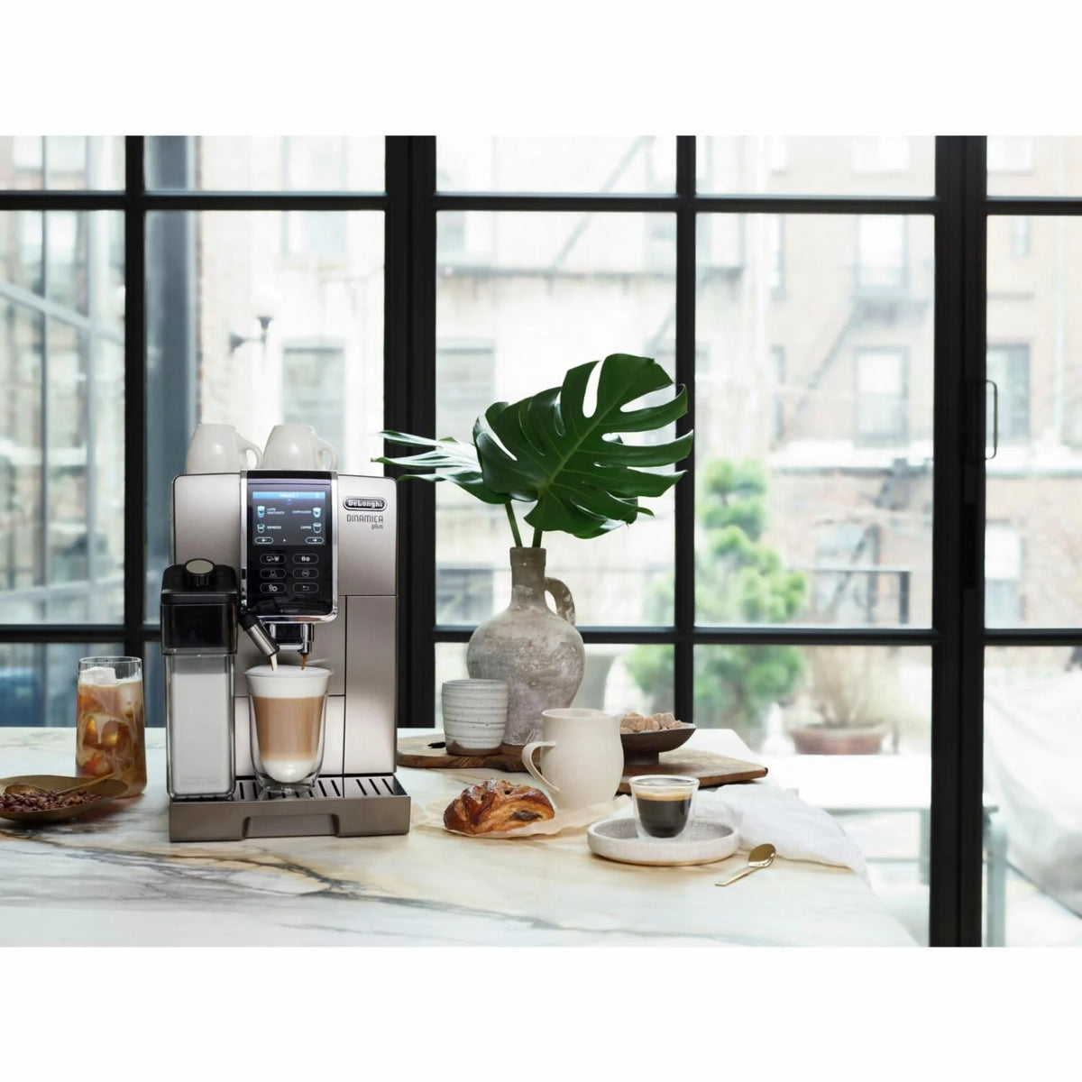 Smart Coffee and Espresso Machine with Automatic Milk Frother X10234