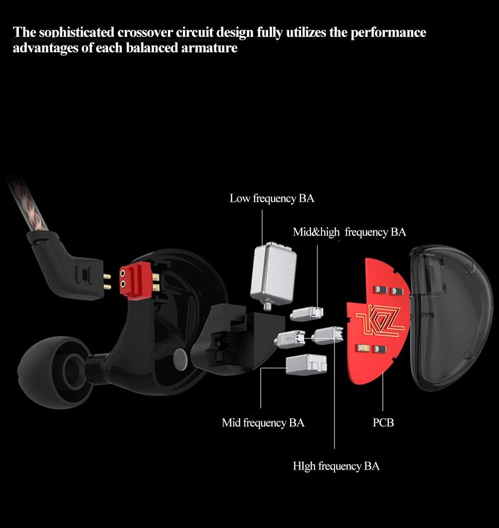Black in-Ear Monitors with Removable Cable Pack of 2 T777142