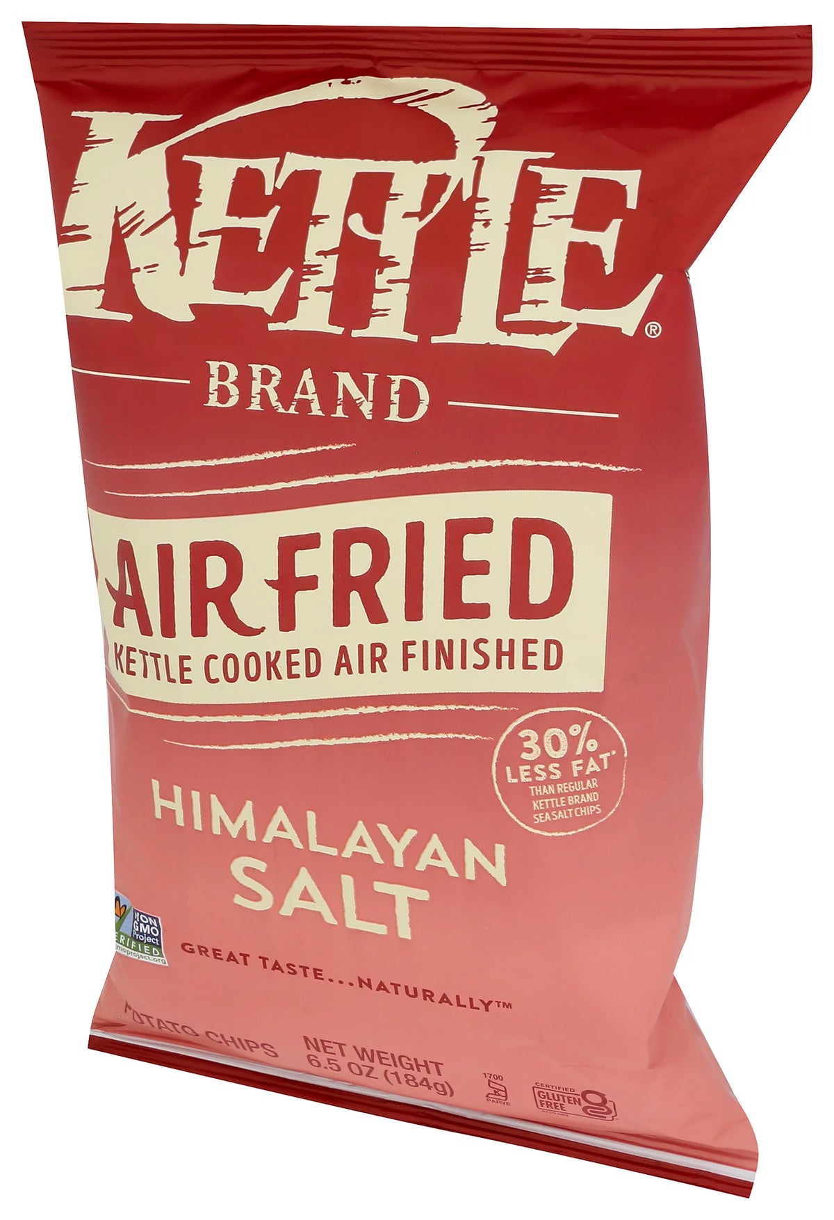 Kettle Cooked Potato Chips Himalayan Salt 6.5 Ounce Pack Of 12 L602