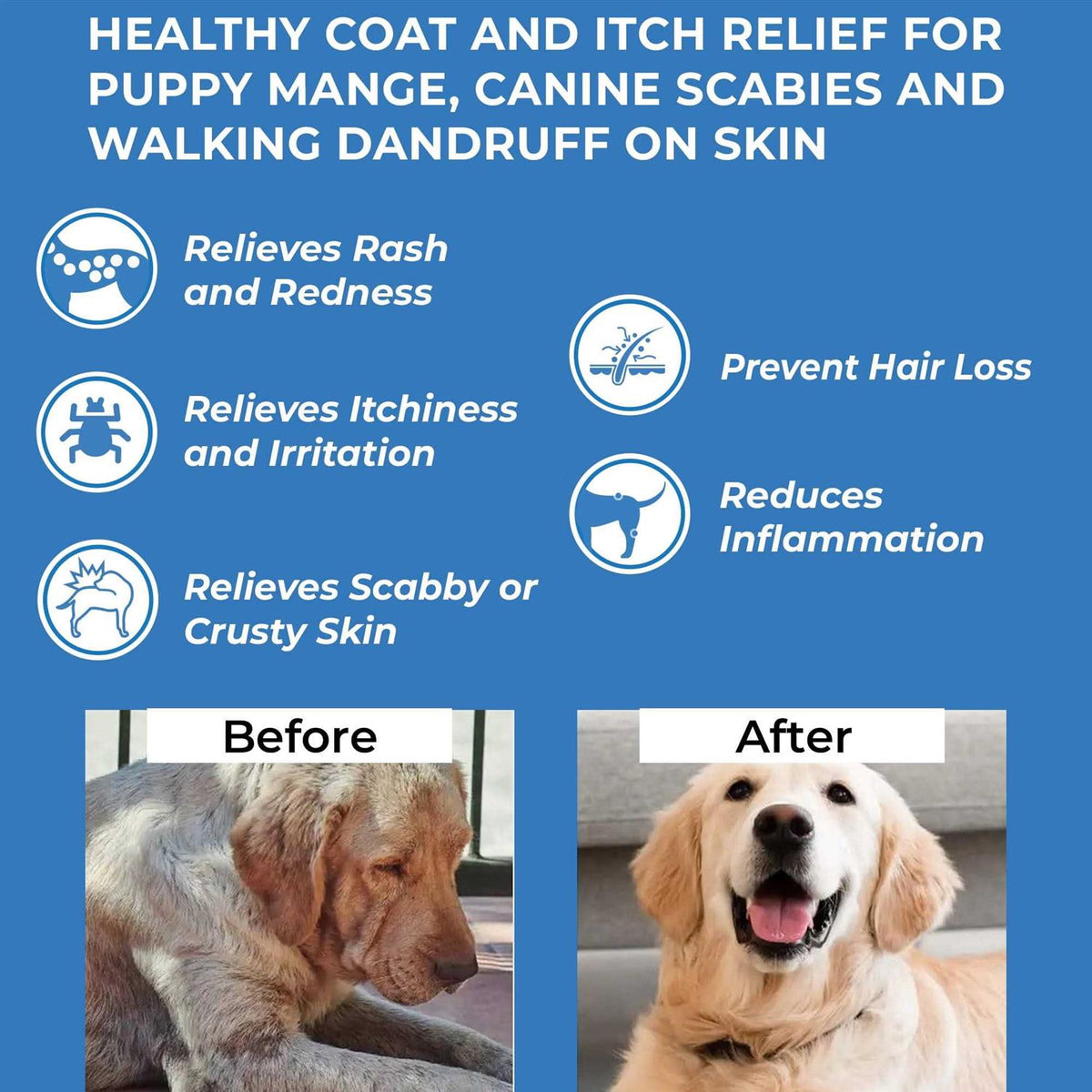 All Natural Dog Coat and Itch Relief A259804