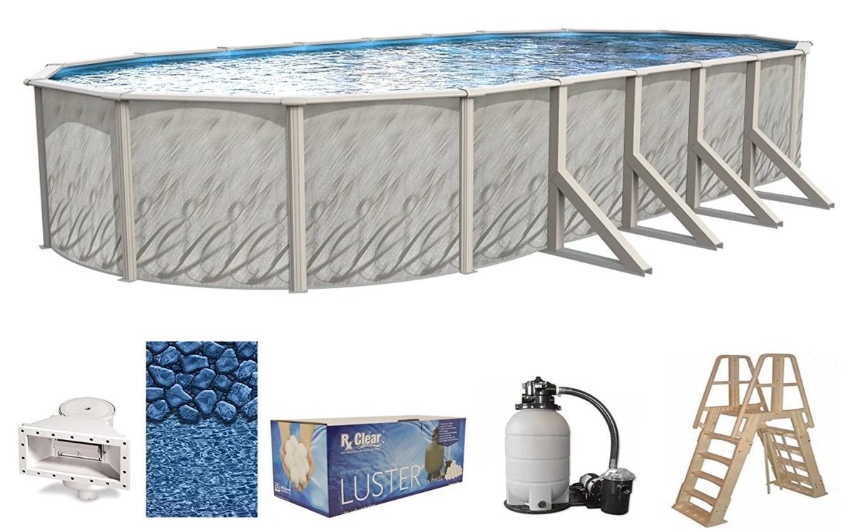 12' x 24' x 52 Oval Above-Ground Swimming Pool Z263126