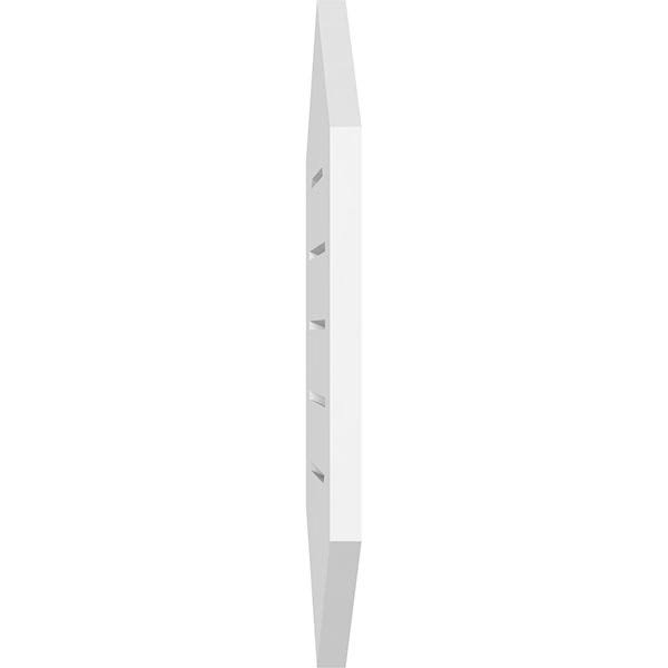 Vertical Peaked Surface Mount PVC Gable Vent Q23345