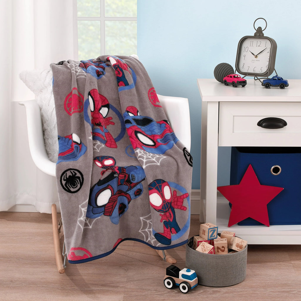 Blue 5pc Toddler Bedding & Blanket Bundle K912041