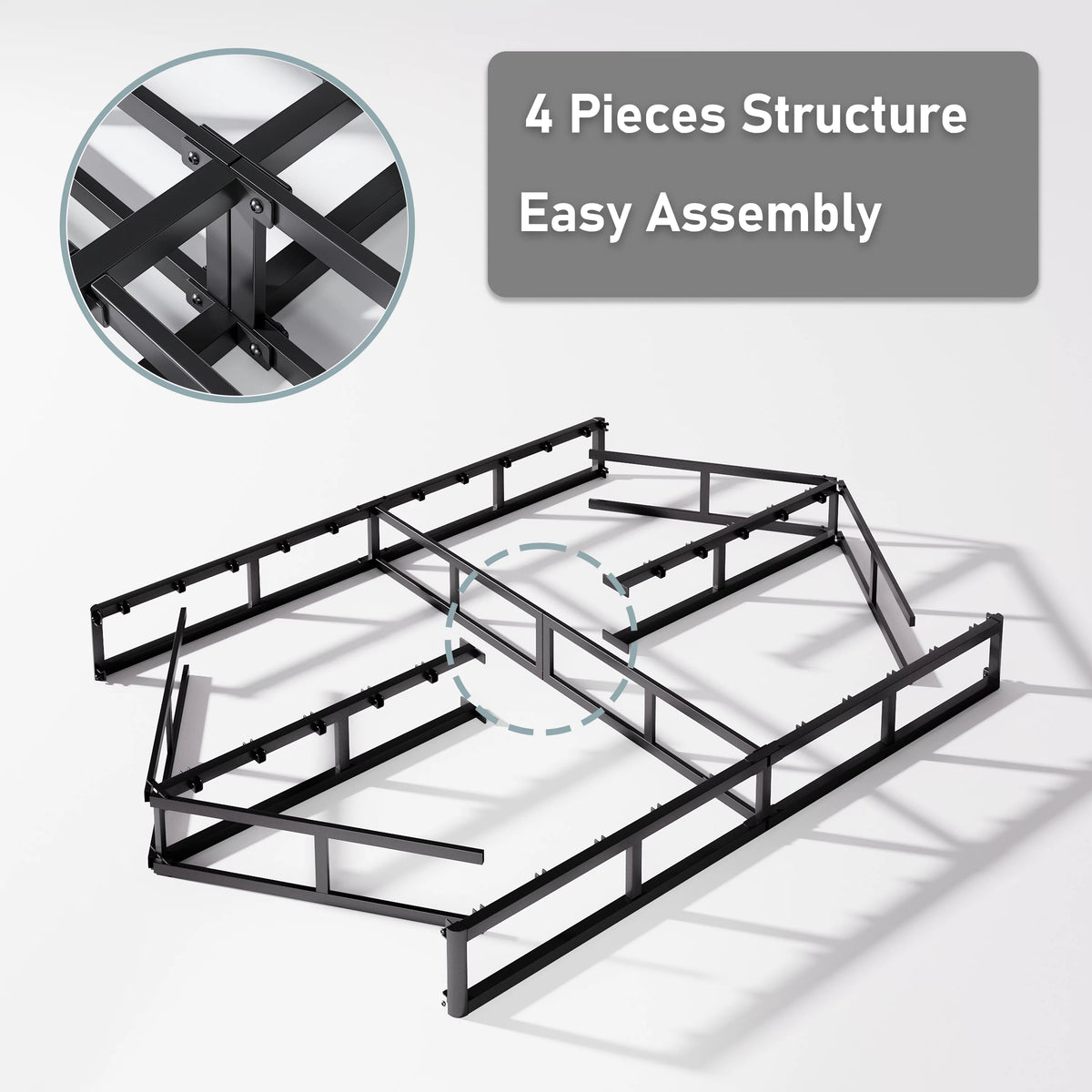 Queen Metal Box Spring Mattress Foundation K72747