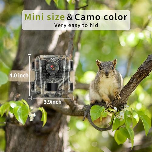 24MP 1080P HD Waterproof Mini Trail Camera 4 Pack G319895