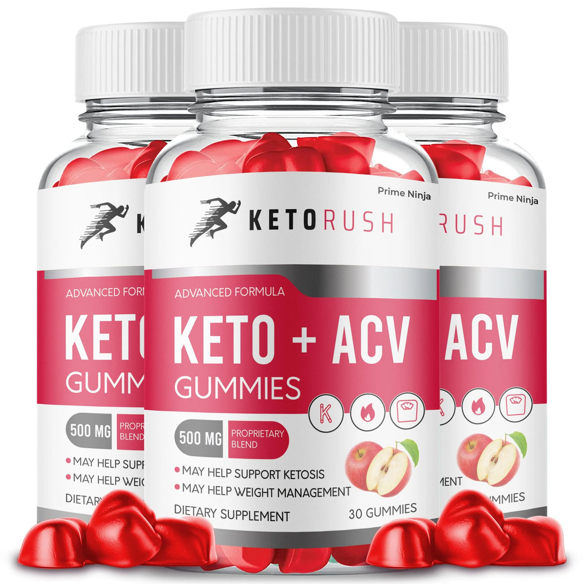 Keto Rush ACV Gummies (3 Pack) X17339