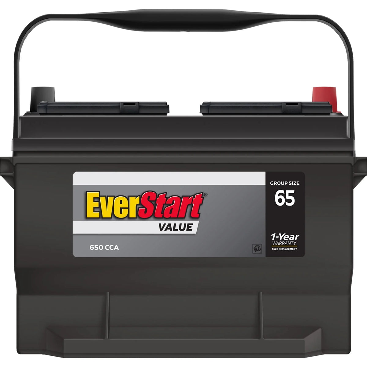 Lead Acid Automotive Battery Group Size 65 12 Volts 650 CCA B464515