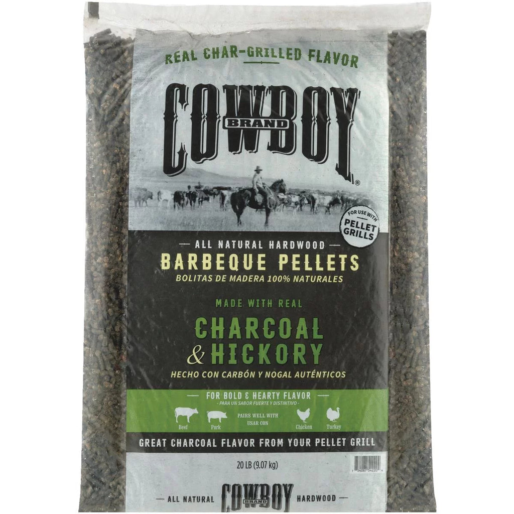 20LB Charcoal and Hickory Wood Pellets Y2142