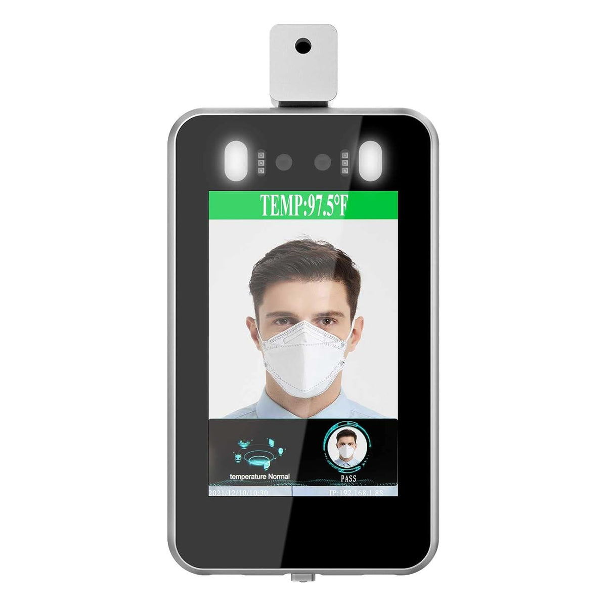 Non-Contact Face Recognition Body Temperature Scanner Kiosk Y457