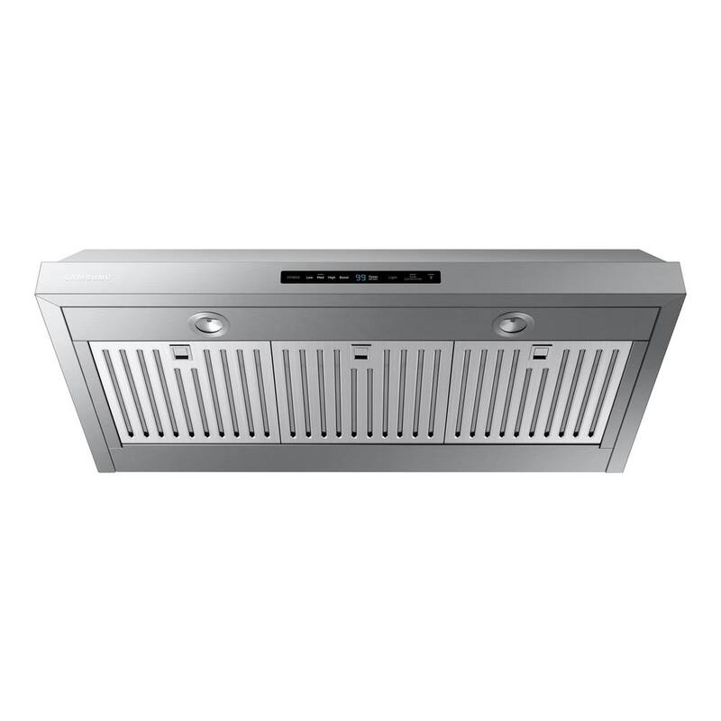 36 in. 390 CFM Convertible Under Cabinet Range Hood in Stainless Steel V1111
