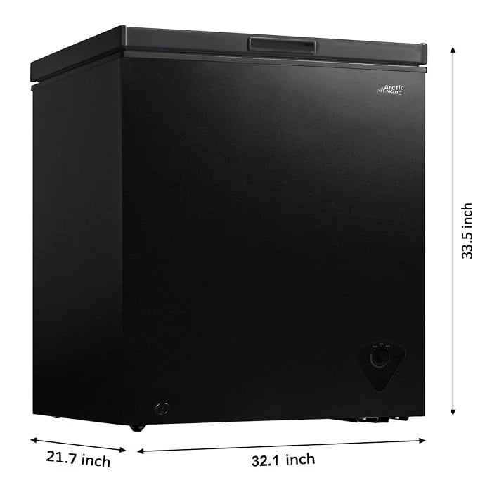 7 Cu ft Black Chest Freezer N292