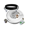 10ft 1/4-3/8 Copper Piping Kit Lineset F588779