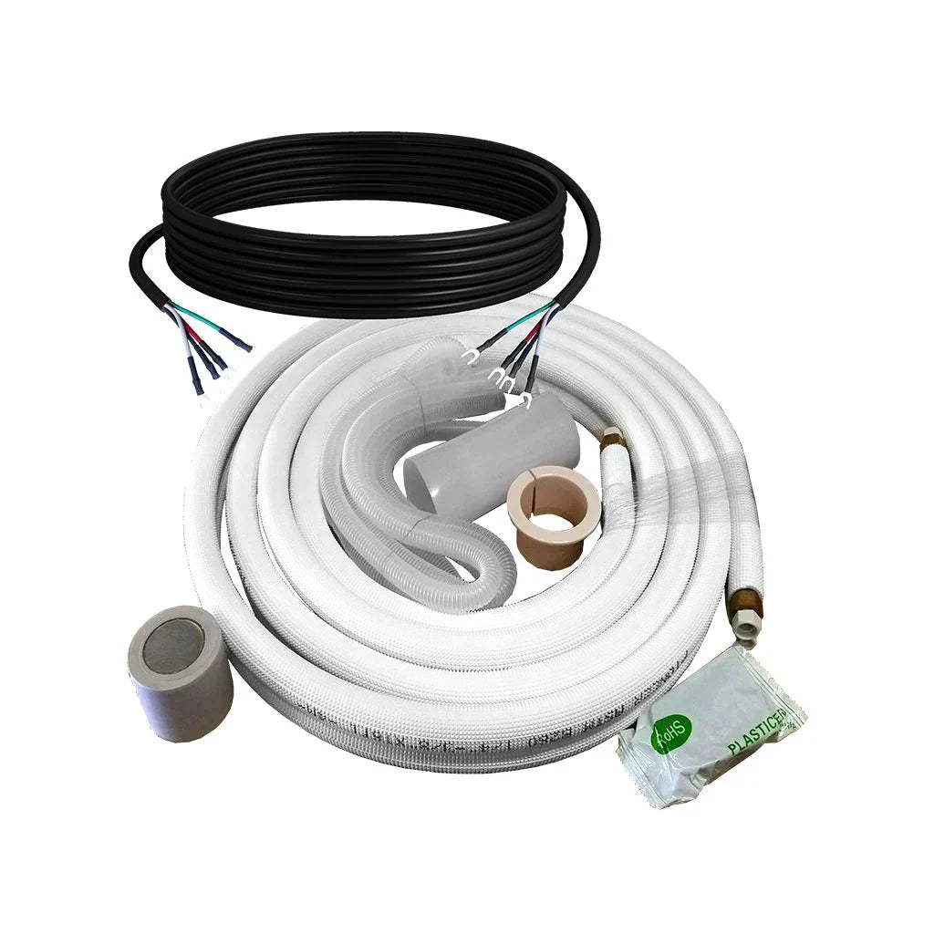 10ft 1/4-3/8 Copper Piping Kit Lineset F588779