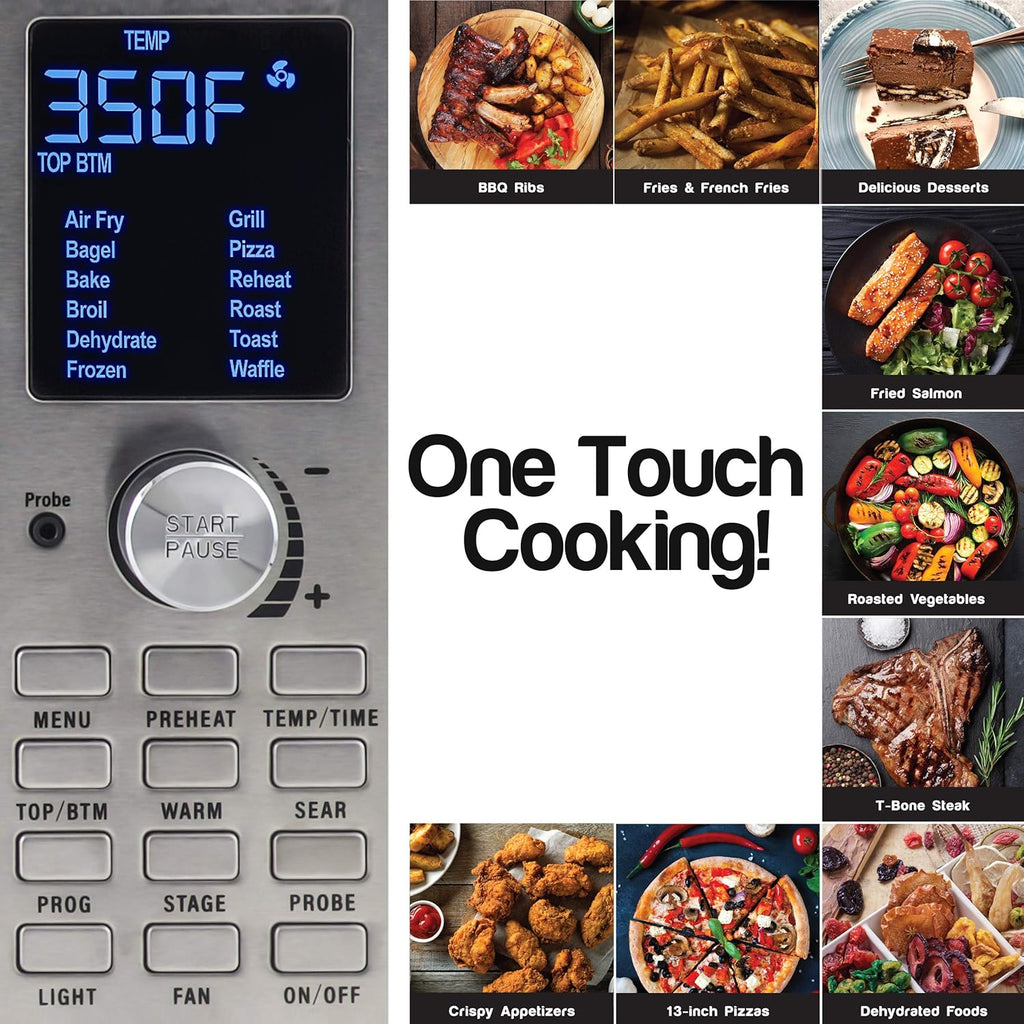 Air Fryer Toaster Smart Oven, 12-in-1 Countertop Convection, 30-QT XL U28900