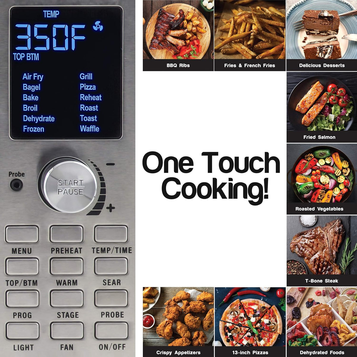Air Fryer Toaster Smart Oven, 12-in-1 Countertop Convection, 30-QT XL U28900