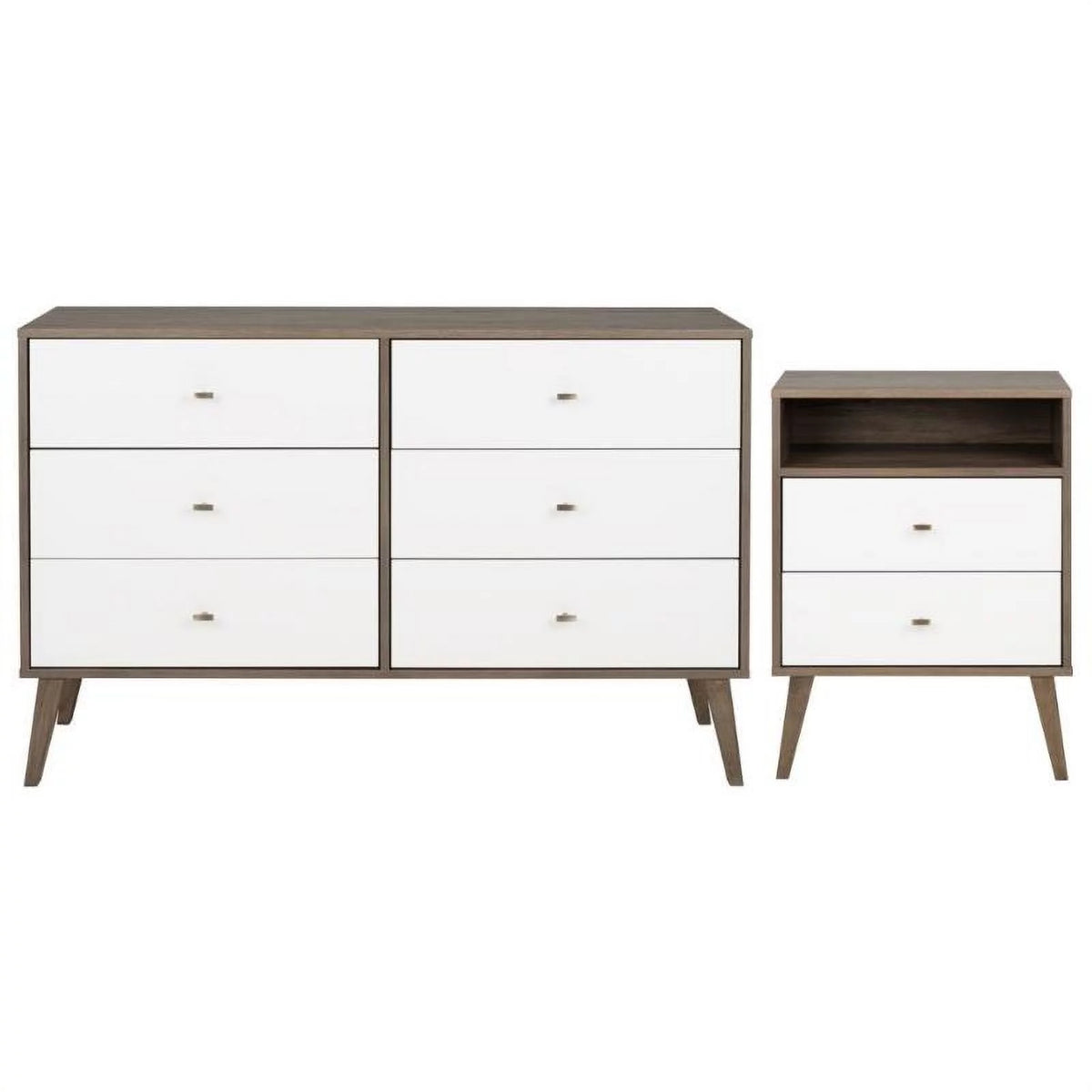 2-Drawer Nightstand & 6-Drawer Dresser Set V94596