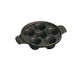 Cast Iron Escargot Dish with 6 Holes L482