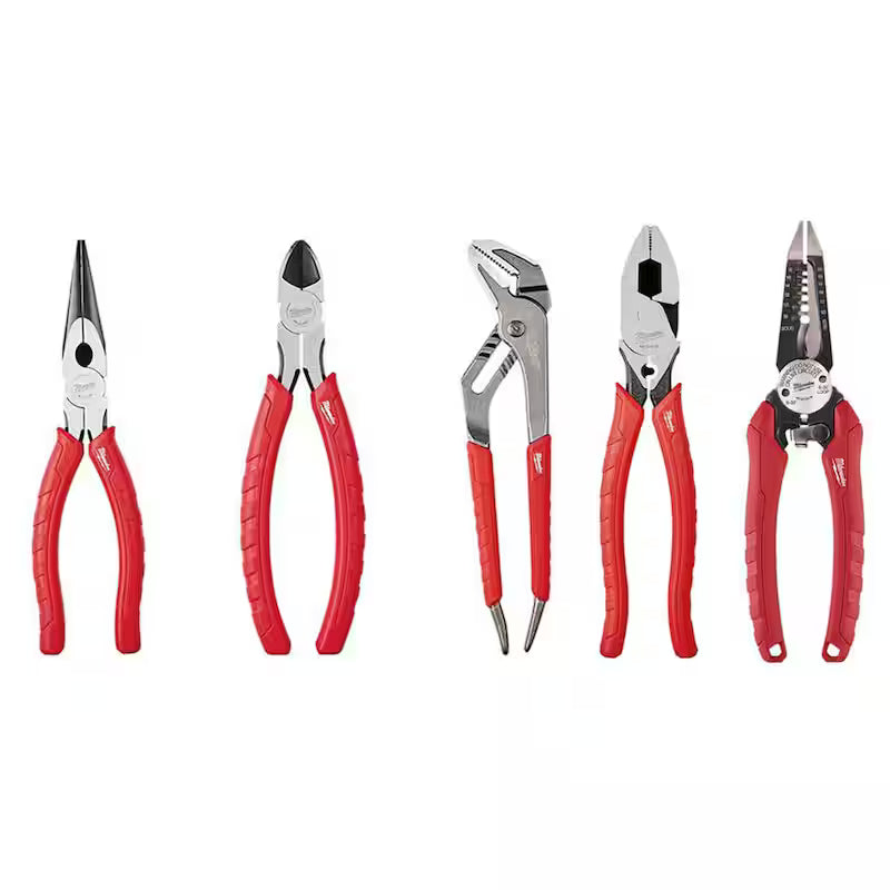 5-Piece Electrician's Pliers Hand Tool Set U718