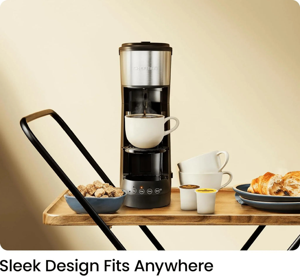 Single Serve Coffee Maker with Reusable Filter, Black K823920