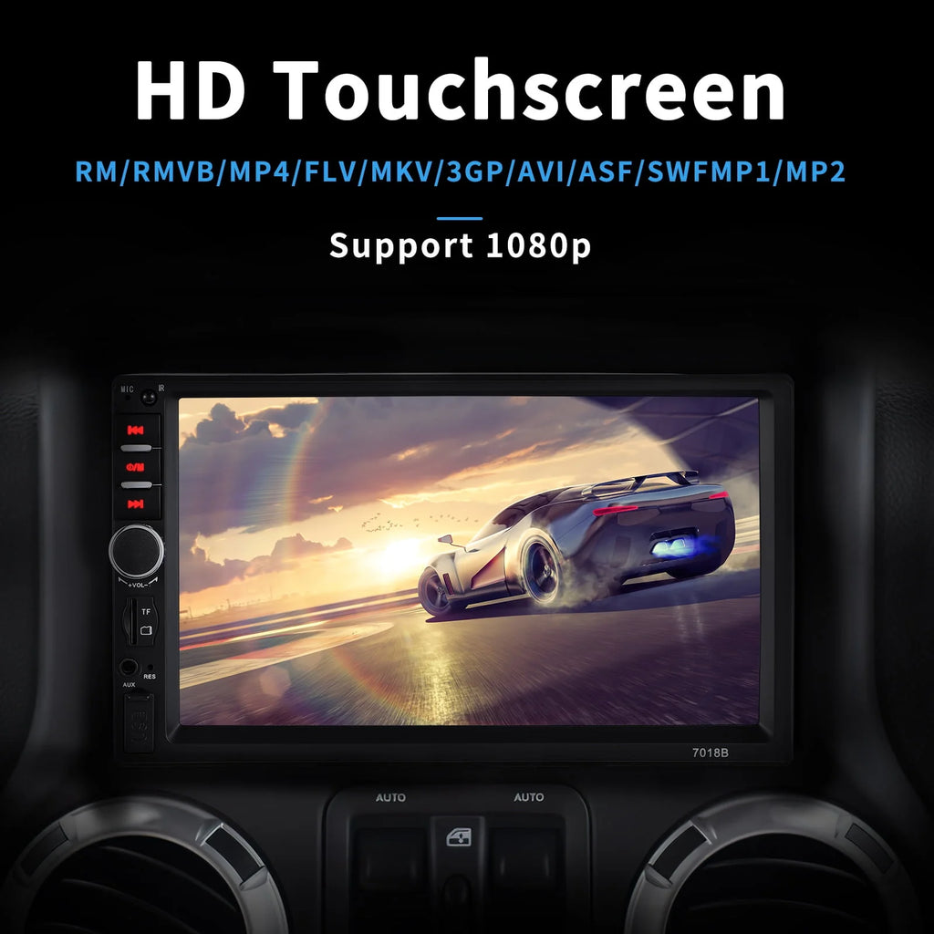 7 Inch Double Din Car Stereo with CD Player T78960