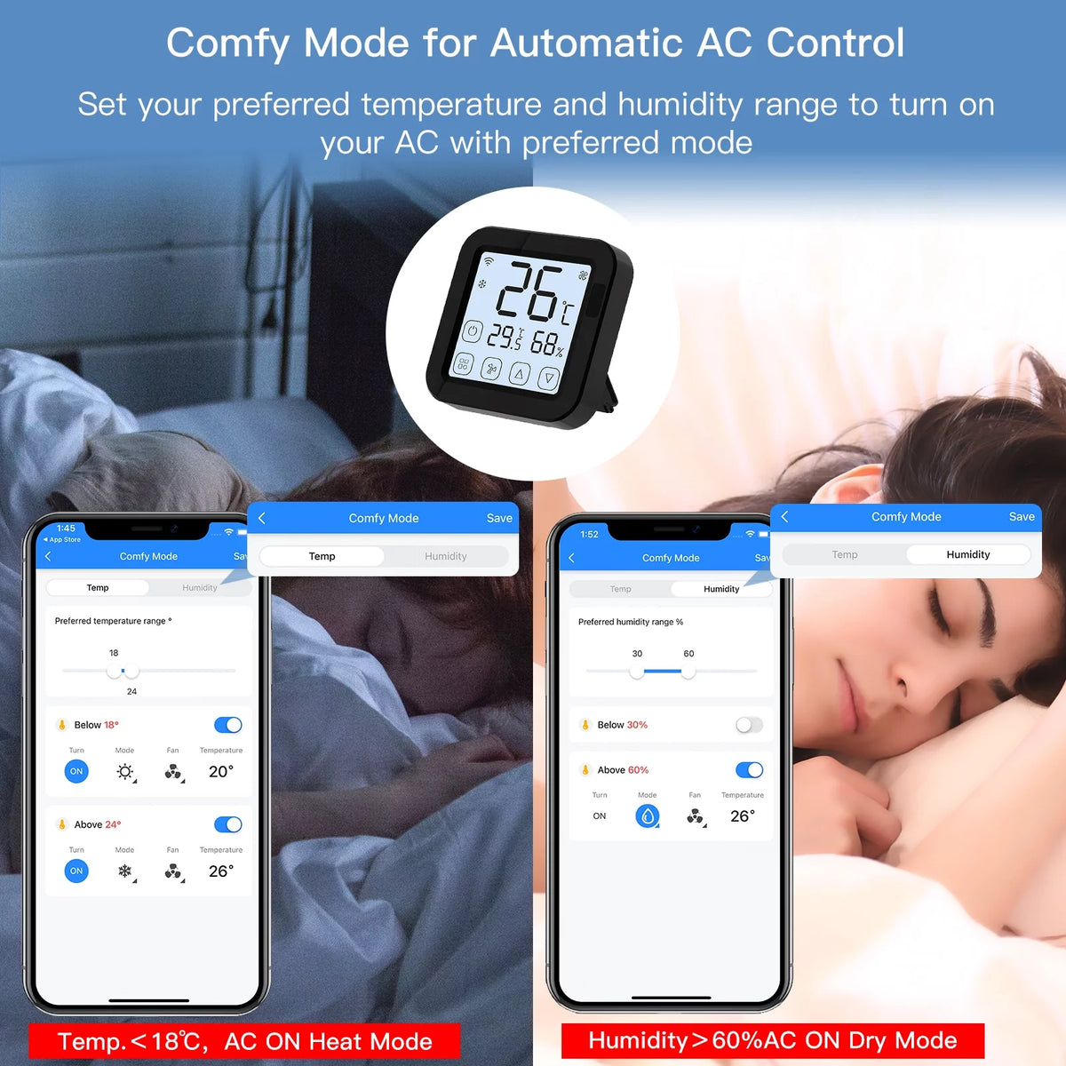 Smart Wifi IR Air Conditioner Controller with LCD Display Y250