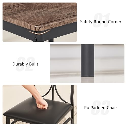 3-Piece Dining Table and Chair Set S64967