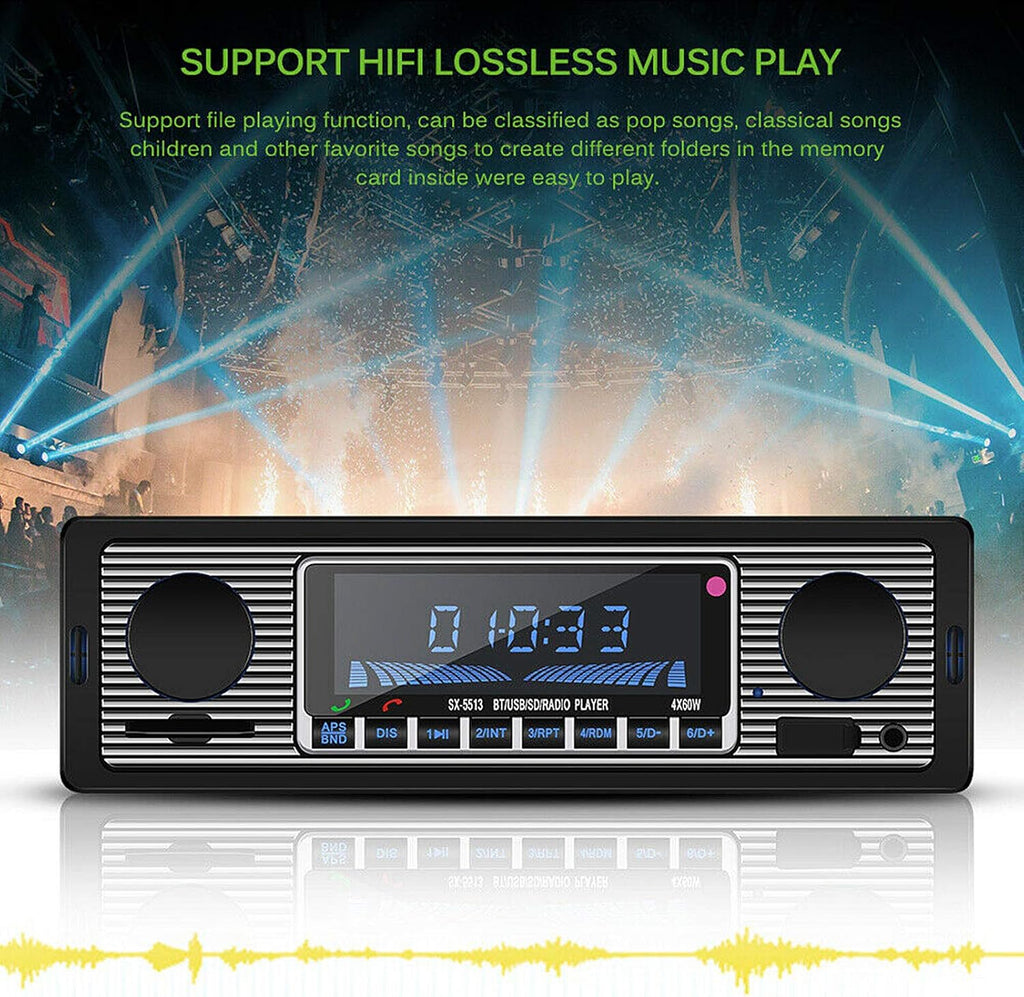Car Music Player Bluetooth Classic Compact Size Auto Radio Z9906