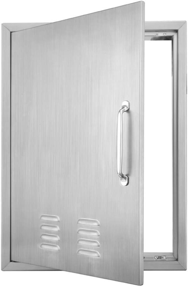 Stainless Steel Single Outdoor Kitchen Door G9747