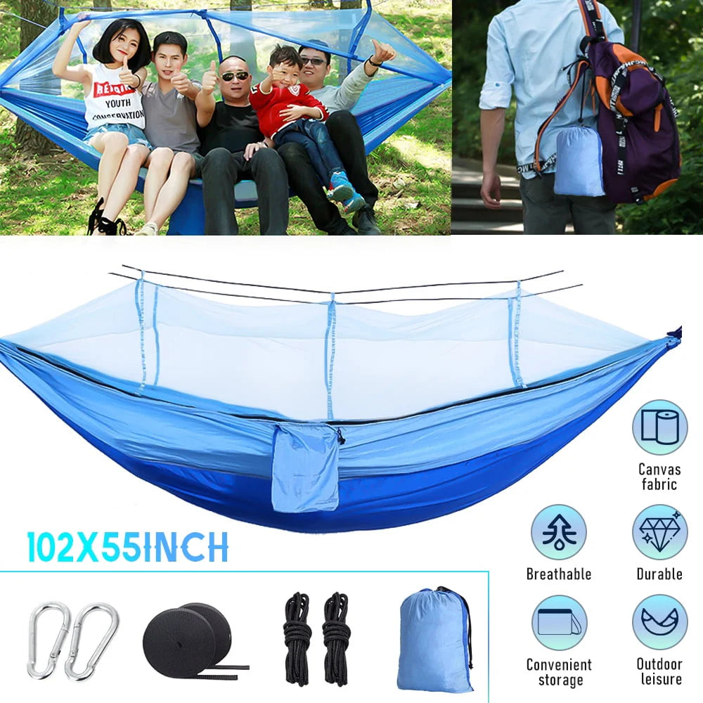 Camping Hammock with Mosquito Net 210T Nylon A17269