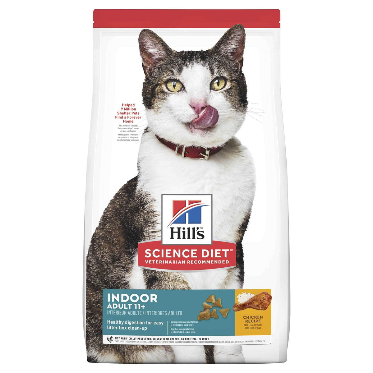 Adult 11+ Indoor Dry Cat Food A8789