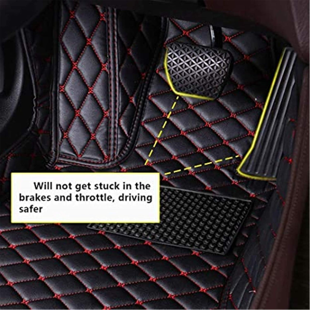 Custom Leather Waterproof Floor Mats W41007