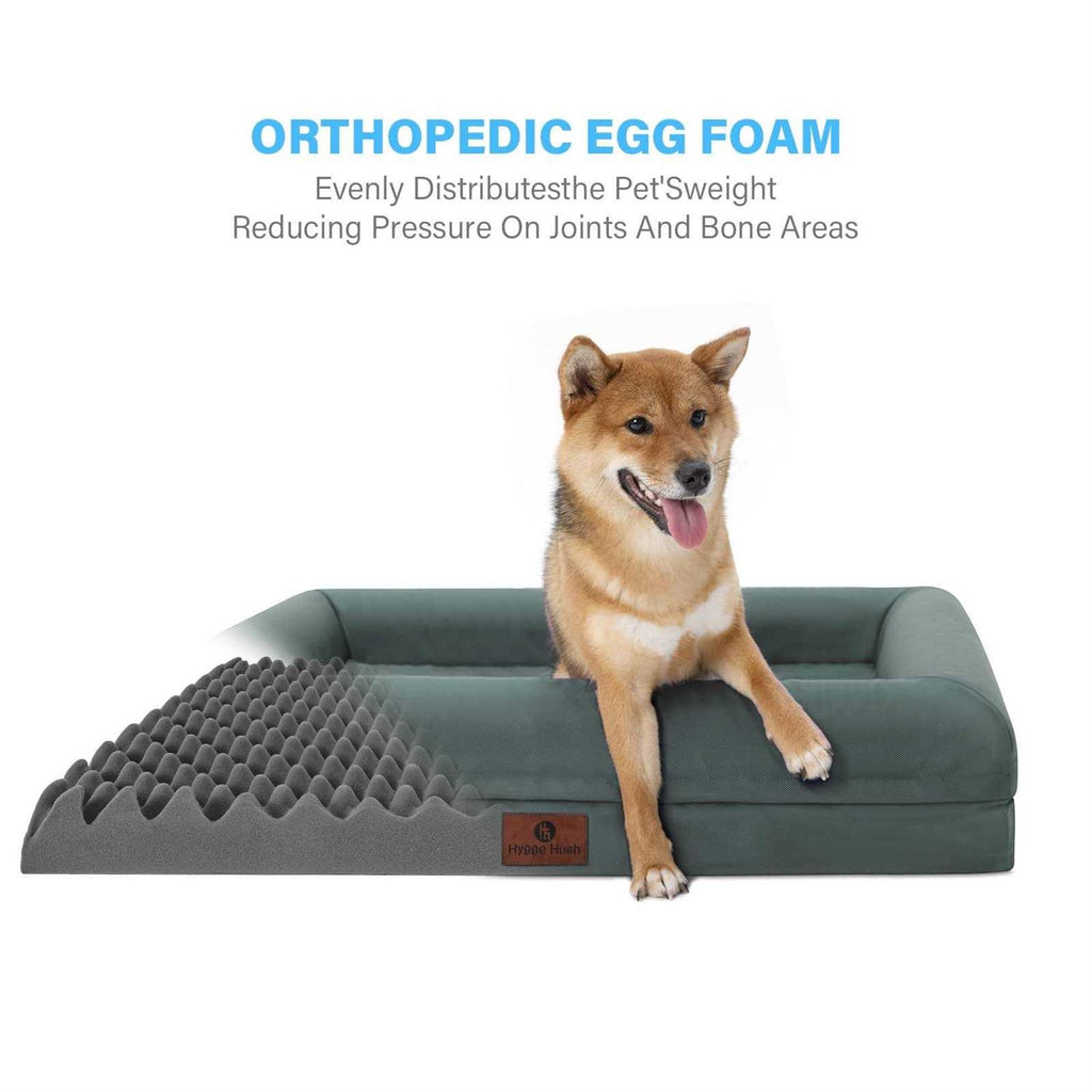 Waterproof Washable Dog Bed with Removable Cover and Bolster S457