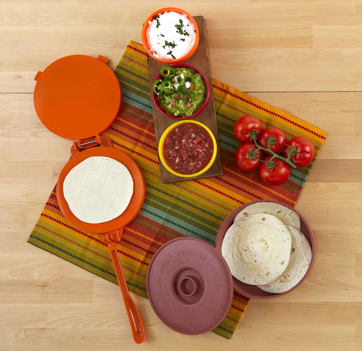 8 Traditional Brown Terracotta Microwave Safe Tortilla Warmer U756