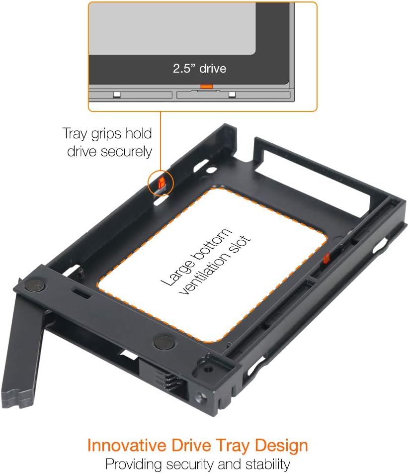 2 x 2.5 SAS/SATA HDD/SSD Mobile Rack for 3.5" Bay N692