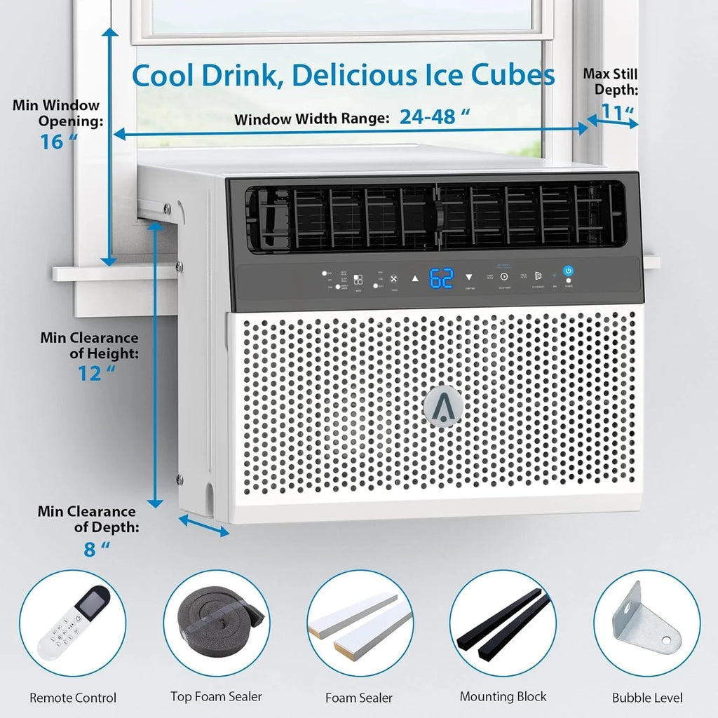 6000 BTU Window Air Conditioner with Remote Control C749