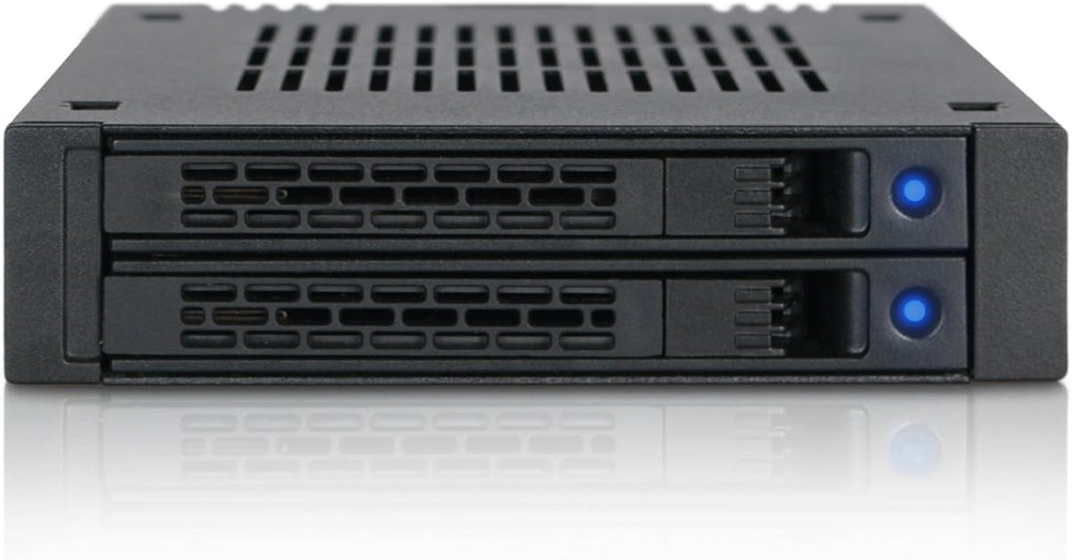 2 x 2.5 SAS/SATA HDD/SSD Mobile Rack for 3.5" Bay N692