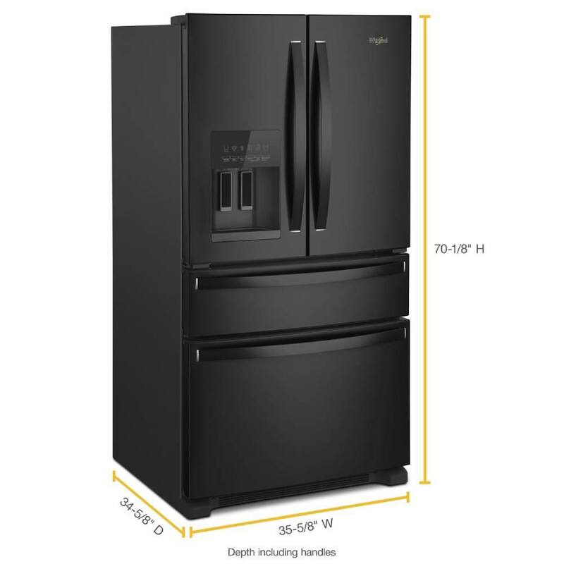 French Door Refrigerator in Black E8356