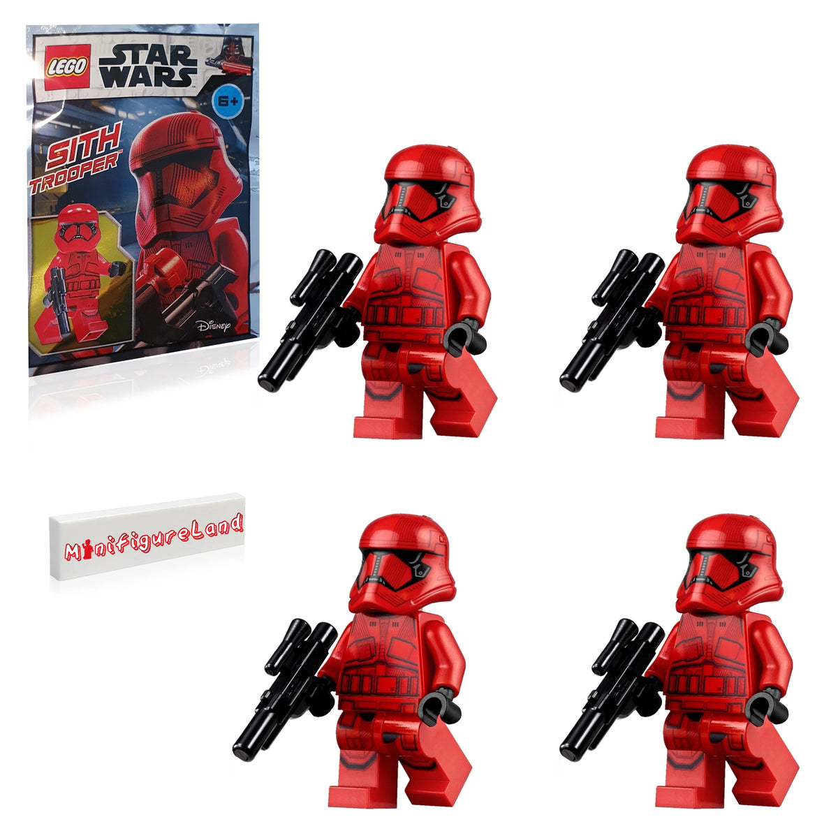 Red Sith Trooper Minifigure 4 Pack X623
